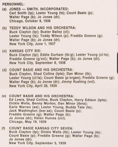 Young,Lester: The Alternative Lester (1936-1939), TAX(m-8000), S, 1975 - LP - V4717 - 12,50 Euro