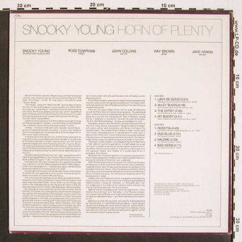Young,Snooky: Horn of Plenty, m-/vg+, Concord(CJ-91), US, 1979 - LP - V4719 - 7,50 Euro