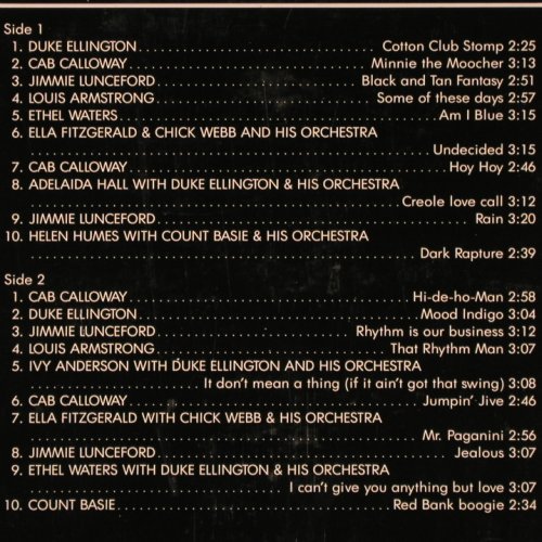 V.A.Cotton Club - Orign. Music from: 20 Unforgetable Memories, m-/vg+, Big Band Era (20186), D, 1985 Typ: LP Best.-Nr.: V4724 Preis: 9,00 Euro
