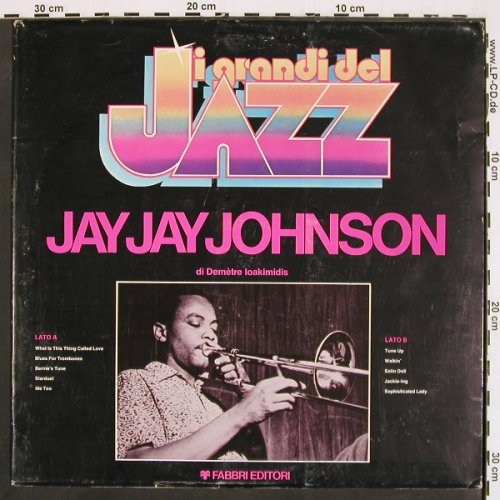 Johnson,Jay Jay: di Demetre loakimidis, Foc, m-/vg+, I Grandi del Jazz (GdJ 61), I Typ: LP Best.-Nr.: V4725 Preis: 7,50 Euro