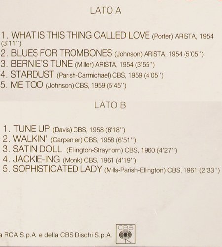 Johnson,Jay Jay: di Demetre loakimidis, Foc, m-/vg+, I Grandi del Jazz (GdJ 61), I Typ: LP Best.-Nr.: V4725 Preis: 7,50 Euro