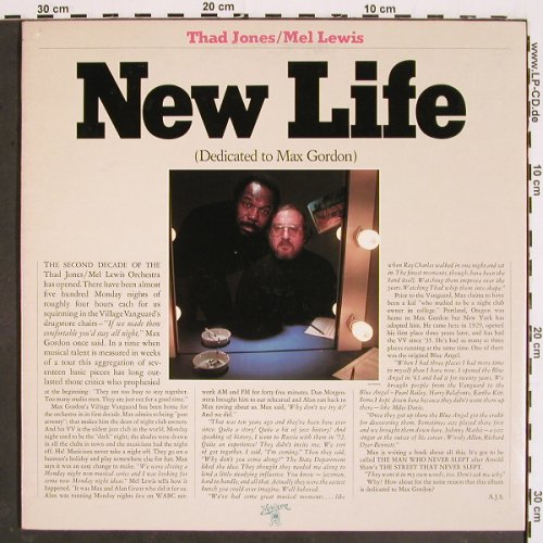Jones,Thad & Mel Lewis: New Life, Foc, Horizon (SP-707), US, 1976 Typ: LP Best.-Nr.: V4791 Preis: 12,50 Euro