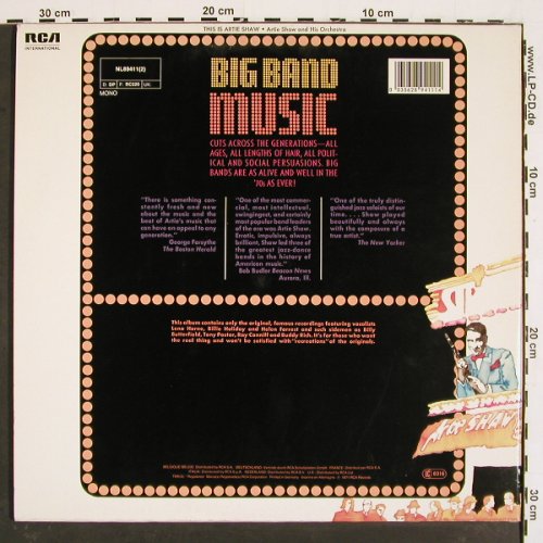 Shaw,Artie: This Is A.Shaw, Foc (1938-1941)Mono, RCA (NL 89411(2)), D, 1971 Typ: 2LP Best.-Nr.: V4800 Preis: 12,50 Euro