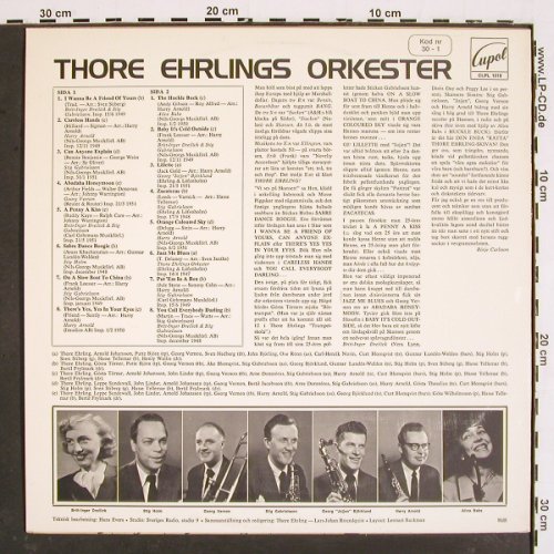 Ehrling,Thore - Orkester: med Solister, Cupol (CLPL 1019), S, 1973 Typ: LP Best.-Nr.: V4804 Preis: 12,50 Euro
