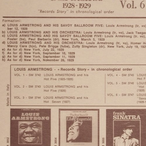 Armstrong,Louis & Orch.: Vol.6, Savoy Ballroom Five, Joker(SM 3747), I, 1975 - LP - V4833 - 7,50 Euro