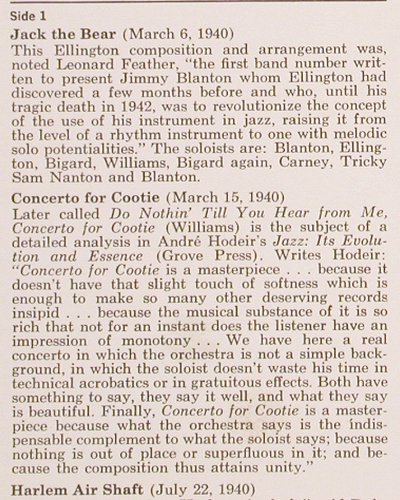 Ellington,Duke: At His Very Best (1940-46, 27), RCA (LPM-1715), US, 1959 Typ: LP Best.-Nr.: V4835 Preis: 12,50 Euro