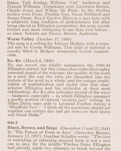 Ellington,Duke: At His Very Best (1940-46, 27), RCA (LPM-1715), US, 1959 Typ: LP Best.-Nr.: V4835 Preis: 12,50 Euro