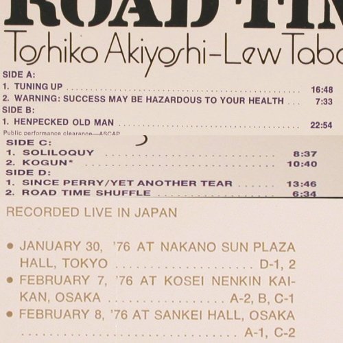 Akiyoshi,Toshiko/L.Tabackin B.Band: Road Time, RCA Victor(CPL2-2242), CDN, 1976 - LP - V4840 - 20,00 Euro