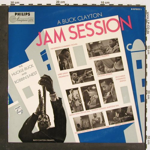 Clayton,Buck: Jam Session,Huckle-Buck/Robbin's Ne, Philips(B 07022 L), NL, 1955 - LP - V4845 - 20,00 Euro