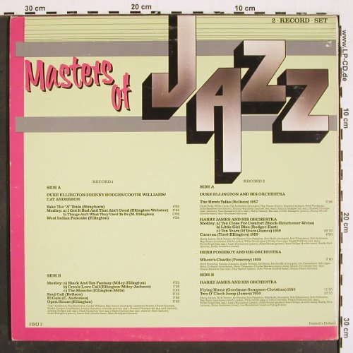 V.A.Masters Of Jazz: Duke Ellington, Harry James, Foc, I Grandi del Jazz (GJ-12 -27/HMJ3), I/NL Typ: 2LP Best.-Nr.: V4846 Preis: 12,50 Euro