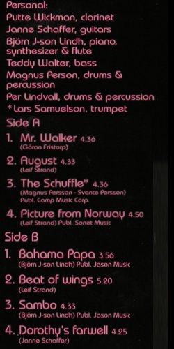 Wickman,Putte: Mr.Clarinet, m /vg+, Four Leaf Rec (FLC 5083), S, 1985 Typ: LP Best.-Nr.: V4855 Preis: 9,00 Euro