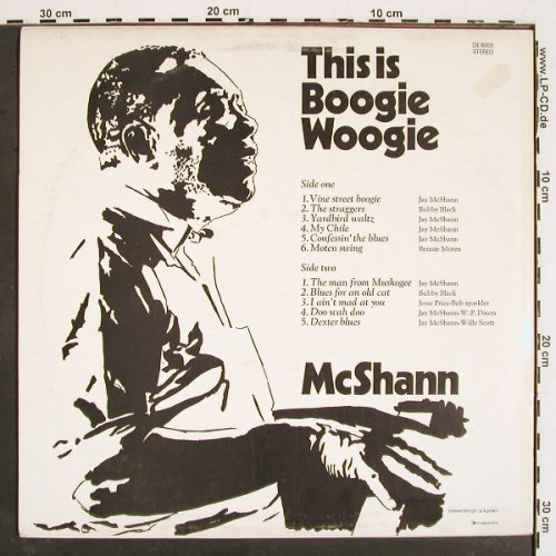 Mc Shann: This is Boogie Woogie (1967), Delta (DE 8003), NL, Ri Typ: LP Best.-Nr.: V4869 Preis: 7,50 Euro