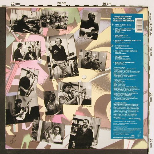 Williams,Patrick - New York Band: 10th Avenue, Soundwings (SW-2103), US, 1987 Typ: LP Best.-Nr.: V4870 Preis: 7,50 Euro