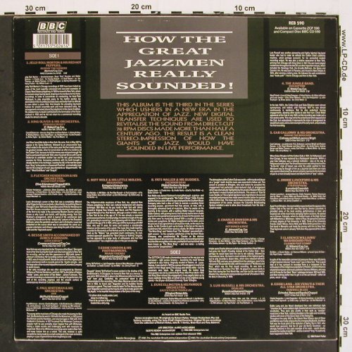 V.A.New York: Jelly-Roll Morton... Eddie Lang, BBC, Vol.3 (REB 590), UK, m-/vg+, 1985 Typ: LP Best.-Nr.: V4880 Preis: 6,00 Euro