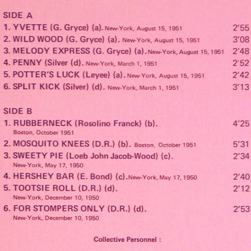Getz,Stan: Quintet & Quartet, 1950-51, m /vg+, Musidisc(30 JA 5193), F, 1976 - LP - V4885 - 12,50 Euro