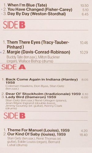 V.A.Jazz Giants: Milton Buckner, B.Tate..S.Getz, Foc, I Grandi del Jazz (HJ 9 (13+10)), I, m /vg+ Typ: 2LP Best.-Nr.: V4894 Preis: 7,50 Euro