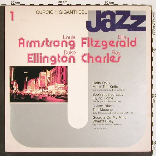 Armstrong,Louis: Fitzgerald, Ellington, Ray Charles, I Grandi del Jazz(GJ-1), I, Foc,  - LP - V4901 - 7,50 Euro