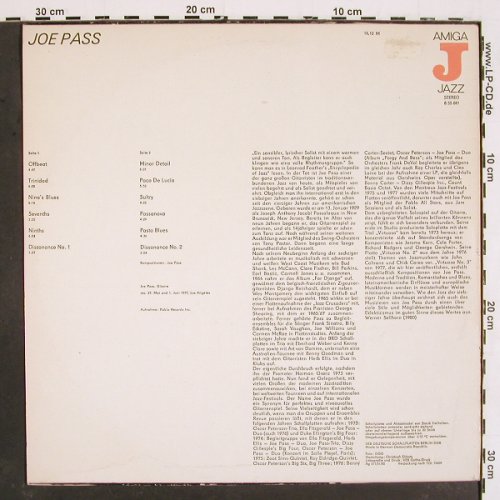 Pass,Joe: Same, Amiga(8 55 681), DDR, 1980 - LP - V4970 - 7,50 Euro