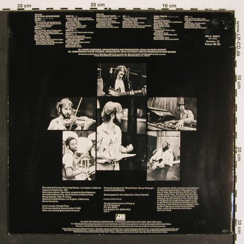Ponty,Jean-Luc: Mystical Adventures, m /vg+, Atlantic(K 50 872), D, 1982 - LP - V5048 - 7,50 Euro