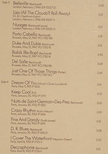 Reinhardt,Django: The Very Best Of, Foc, Decca(6.28441 DP), D, 1978 - 2LP - V5049 - 9,00 Euro