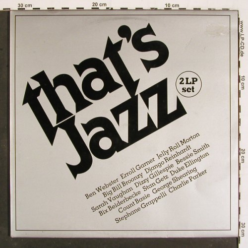V.A.That's Jazz: Ben Webster... T.Dorsey&Orch.m-/vg+, DGR(DGR 2003), NL, Foc, 1981 - 2LP - V5301 - 9,00 Euro