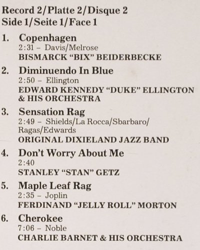 V.A.That's Jazz: Ben Webster... T.Dorsey&Orch.m-/vg+, DGR(DGR 2003), NL, Foc, 1981 - 2LP - V5301 - 9,00 Euro