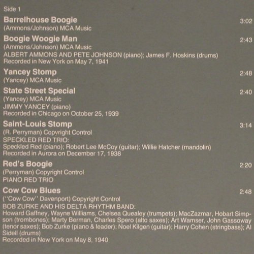 V.A.Masters Of Jazz Vol.11: 29 original Boogie Woogie Hits, Foc, RCA International(CL 42713), D, 1979 - 2LP - V5606 - 9,00 Euro