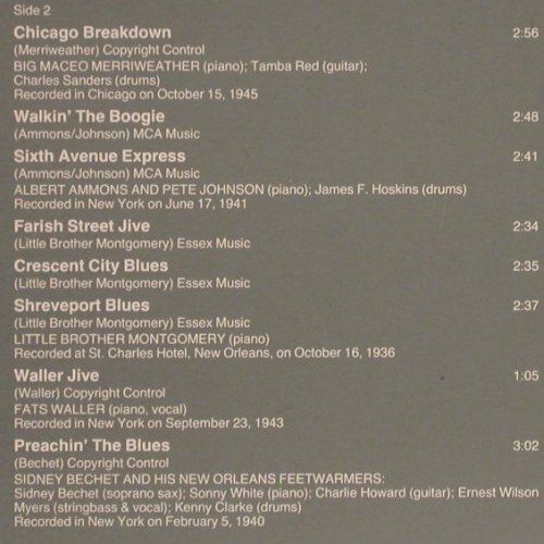 V.A.Masters Of Jazz Vol.11: 29 original Boogie Woogie Hits, Foc, RCA International(CL 42713), D, 1979 - 2LP - V5606 - 9,00 Euro