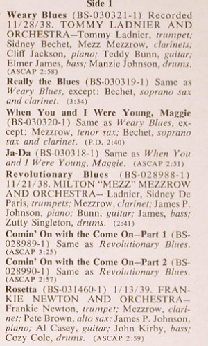 V.A.The Panassie Sessions: f. S.Bechet, Pete Brown, Al Casey.., RCA Camden(LPM-542), D,  - LP - V5607 - 9,00 Euro
