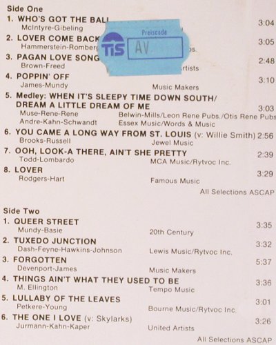 James,Harry & Orch.: 1947-1947 Vol.6, FS-New, sealed, Hindsight (HSR-150), US, 1980 Typ: LP Best.-Nr.: V5926 Preis: 12,50 Euro