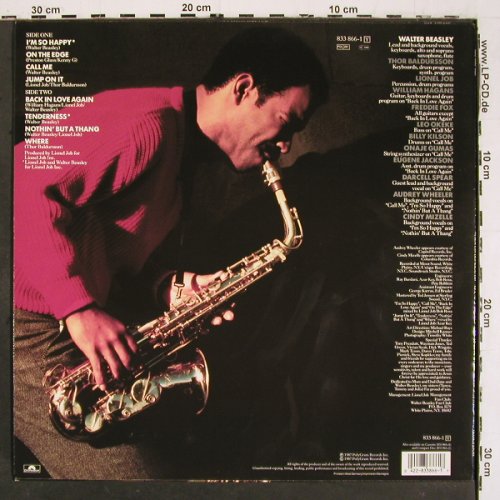 Beasley,Walter: Same, Polydor (833 866), D, 1987 Typ: LP Best.-Nr.: V6097 Preis: 6,00 Euro