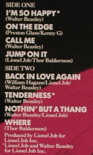 Beasley,Walter: Same, Polydor (833 866), D, 1987 Typ: LP Best.-Nr.: V6097 Preis: 6,00 Euro