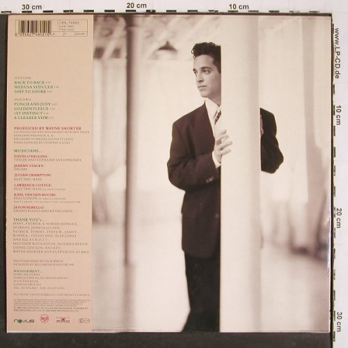 Rebello,Jason: A Clearer View, Novus (PL 74805), D, 1990 Typ: LP Best.-Nr.: V6290 Preis: 9,00 Euro.
