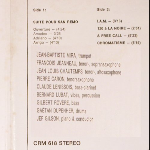 Gilson,Jef - Nonet f.J.L. Chautemps: New Call from France (1966) m &sol;vg+, MPS &sol; BASF (CRM 618), D, Ri, Foc, 1971 Typ: LP Best.-Nr.: V6696 Preis: 60,00 Euro.
