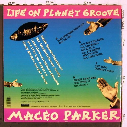 Parker,Maceo: Life on Planet Groove,Foc, Minor Music(MM 1023), D, 1992 - 2LP - V6748 - 24,00 Euro