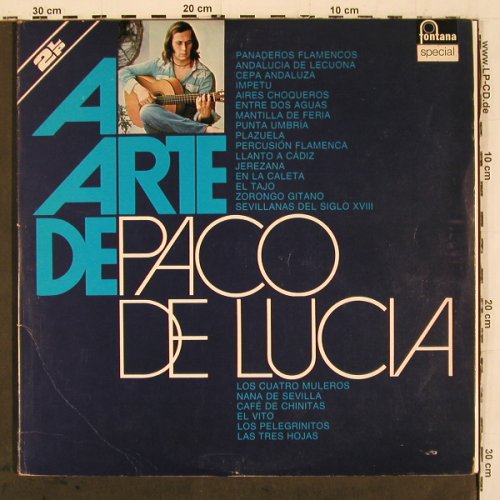 De Lucia,Paco: A Arte de, Foc, Ri (1975) m &sol;vg+, Fontana (664134 2), Brazil, 1986 Typ: 2LP Best.-Nr.: V6813 Preis: 9,00 Euro.