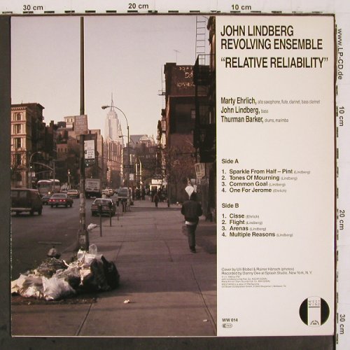 Lindberg Revolving Ensemble,John: Relative Reliability, West Wind(WW 014), D, 1988 - LP - V6814 - 12,50 Euro