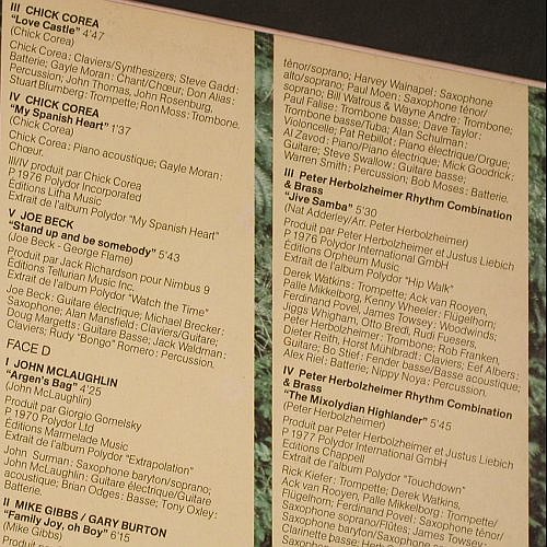 V.A.The Jazz Rock Album: Corea, St.Clarke, Herbolzheimer.., Polydor(2673 020), F, Foc, 1977 - 2LP - V6855 - 12,50 Euro