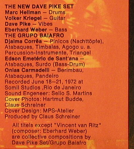 New Dave Pike Set & Gruppo Baiafro: Salomao, Foc, MPS / BASF(21 21541-5), D, 1972 - LP - V6878 - 100,00 Euro