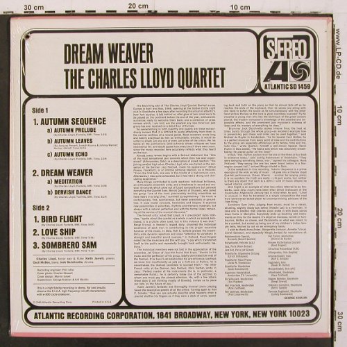 Lloyd Quartet,Charles: Dream Weaver (1966), Atlantic(SD 1459), US, Ri, co, 1975 - LP - V6899 - 25,00 Euro