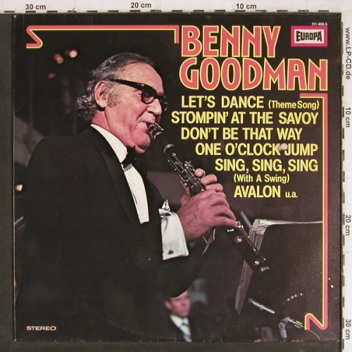 Goodman,Benny: Same, Europa (111 408.5), D, 1979 Typ: LP Best.-Nr.: V6970 Preis: 5,00 Euro.