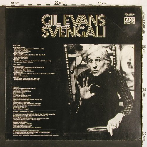 Evans,Gil: Svengali, Atlantic(ATL 40 528), D, 1973 - LP - V7030 - 24,00 Euro