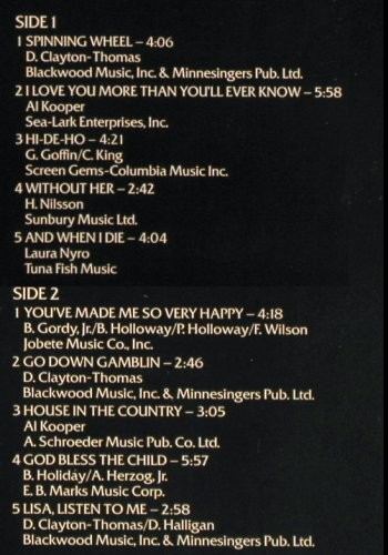 Blood,Sweat & Tears: Top Groups Of Pop Music, Memory(296 989-245), D, Ri, 1981 - LP - V7152 - 6,00 Euro