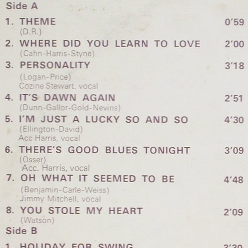 Hawkins,Erskine: Origin.Broadc.Perf.LiveBlueRoom'45, Musidisc (30 JA 5180), F Typ: LP Best.-Nr.: V7153 Preis: 9,00 Euro.