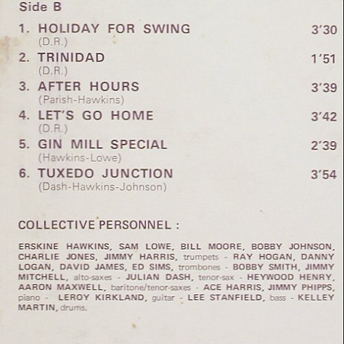 Hawkins,Erskine: Origin.Broadc.Perf.LiveBlueRoom'45, Musidisc (30 JA 5180), F Typ: LP Best.-Nr.: V7153 Preis: 9,00 Euro.