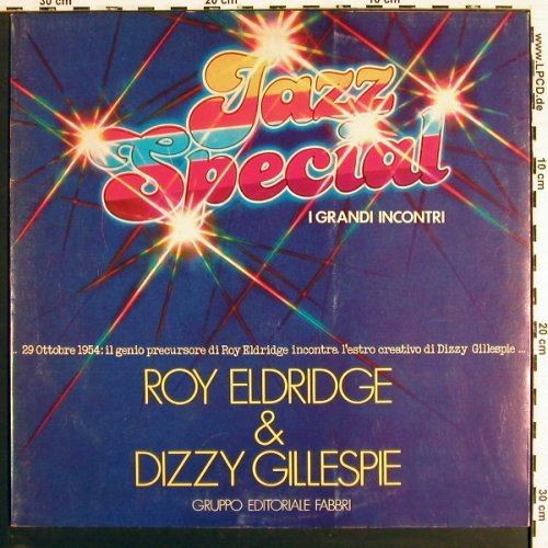 Eldridge,Roy & Dizzy Gillespie: Jazz Special (1954) Booklet-Foc, Jazz Special(328393), I, 1970 - LP - V7371 - 9,00 Euro