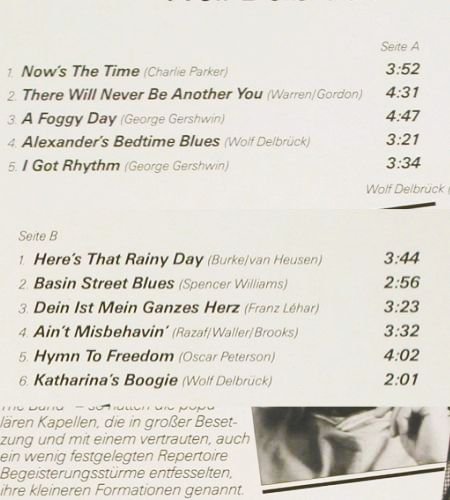 Delbr&uuml;ck,Wolf - Duo,Trio,Quartett: Now's The Time, Delbr�ck(RP 10 845), D, 1987 - LP - V7551 - 7,50 Euro