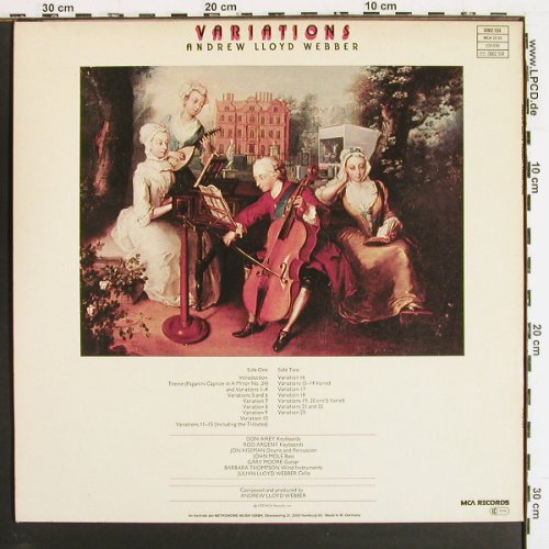 Webber,Andrew Lloyd: Variations, MCA(0062.104), D, 1978 - LP - Y455 - 6,00 Euro
