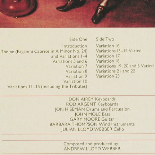 Webber,Andrew Lloyd: Variations, MCA(0062.104), D, 1978 - LP - Y455 - 6,00 Euro