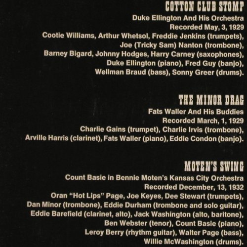 V.A.The Golden Days Of Jazz: Tommy Ladnier...Dizzy Gillespie,Foc, RCA(SRS 557), D, Mono,  - LP - Y636 - 6,00 Euro